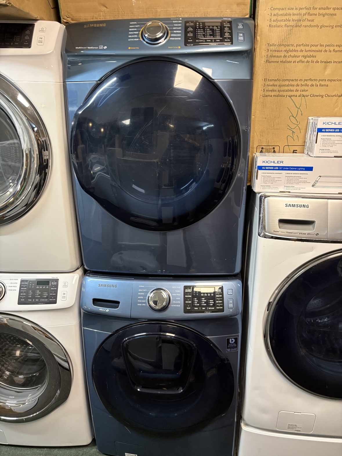 Samsung front-load washer and dryer set